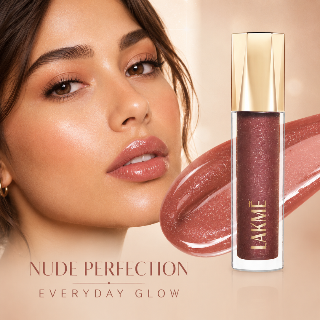 Lakmé Gloss Luxury Trio – 3D Crystal Shine – Mirror Shine, Soft Lips – Ultra Shine, Lightweight Feel