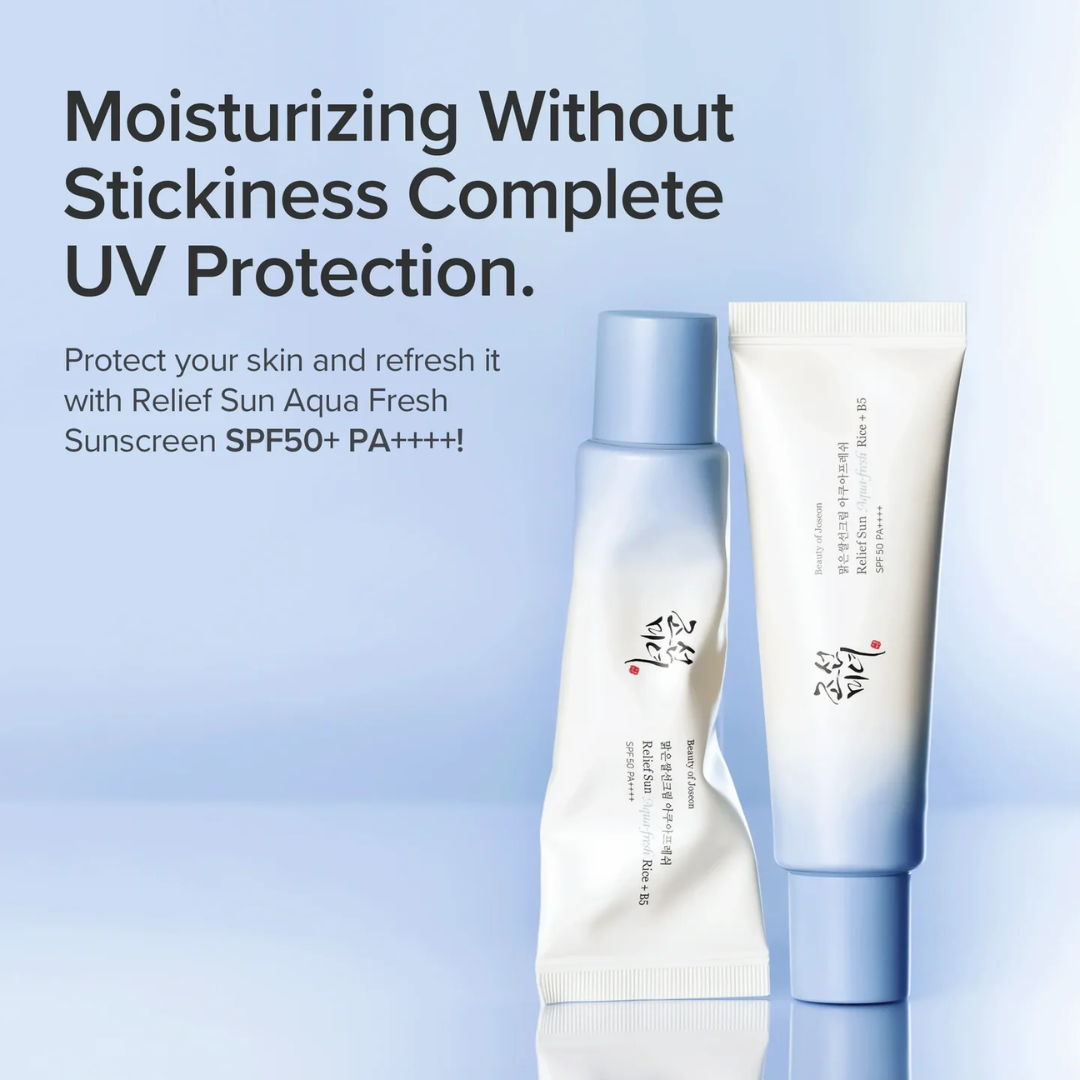Beauty of Joseon Relief Sun Aqua-Fresh - UV Protection & Deep Hydration – With Rice Extract & Panthenol (B5) – Soothes, Repairs & Protects – For Pigmentation, Sun Burn, Redness & Uneven Tone