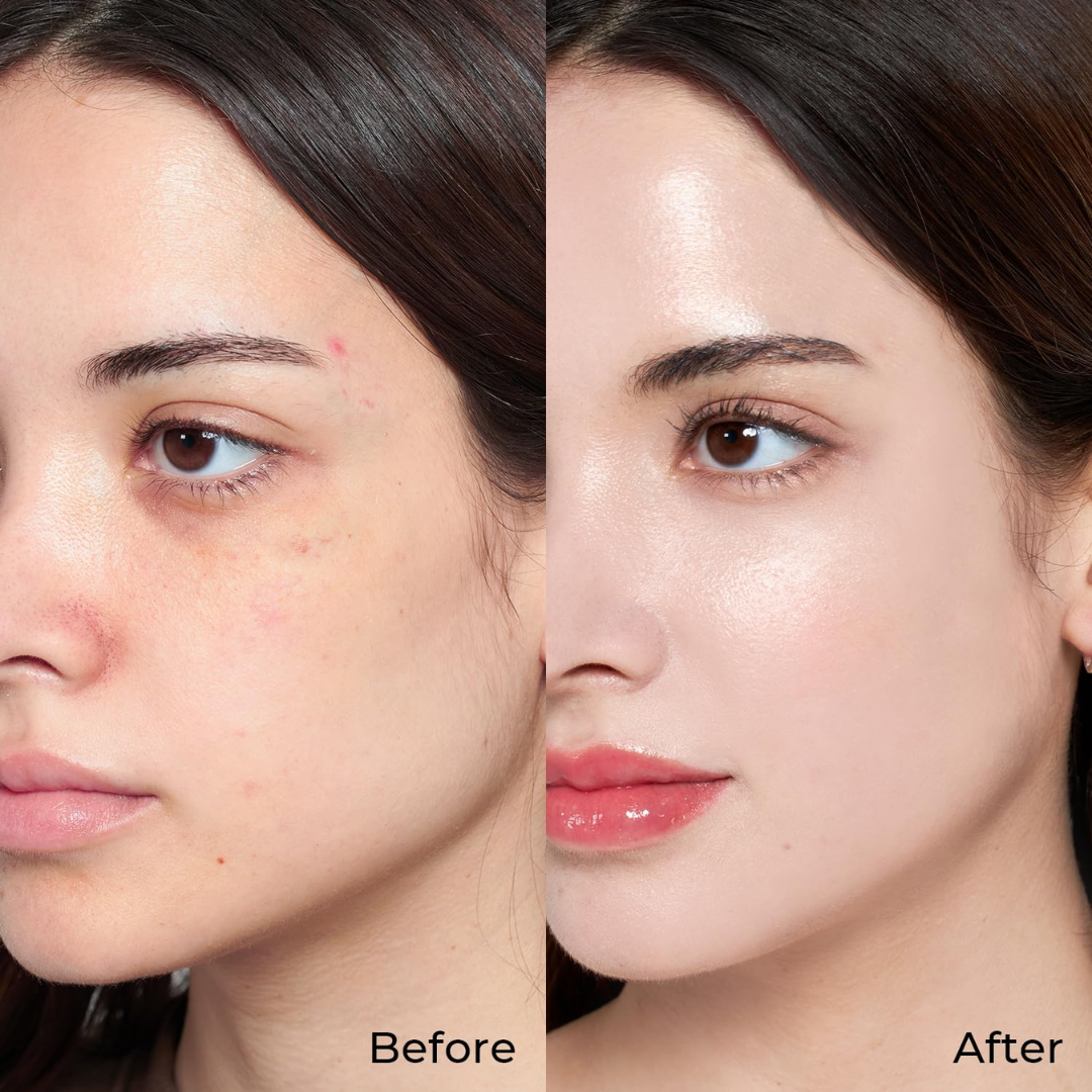 Revolution Skin Silk & Balm Glow Duo – Radiant Satin Foundation & Dewy Blush Highlight – Skin-Loving Coverage