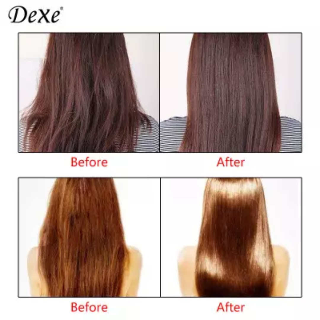 Dexe® Hair Color Comb – Instant Gray Coverage in 1 Minute – Natural & Long-Lasting – Easy No-Mix Comb Applicator – Enriched with Ginseng & Ginkgo Biloba