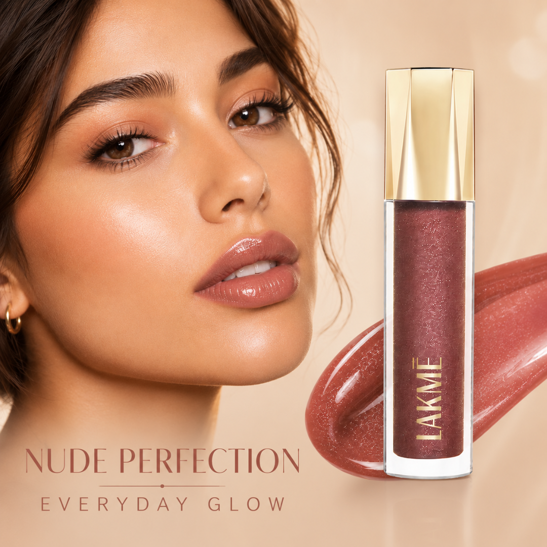 Lakmé Gloss Luxury Trio – 3D Crystal Shine – Mirror Shine, Soft Lips – Ultra Shine, Lightweight Feel