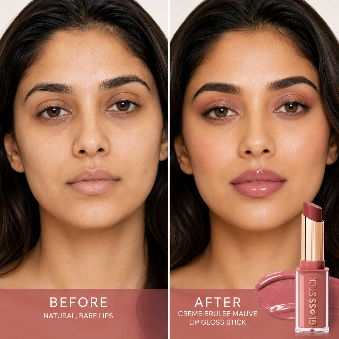 Revolution Pout Lip Gloss Stick – Glossy Color, All Day Confidence – Lipstick + Gloss in One Stroke – Multi-Use for Lips, Cheeks & Eyes