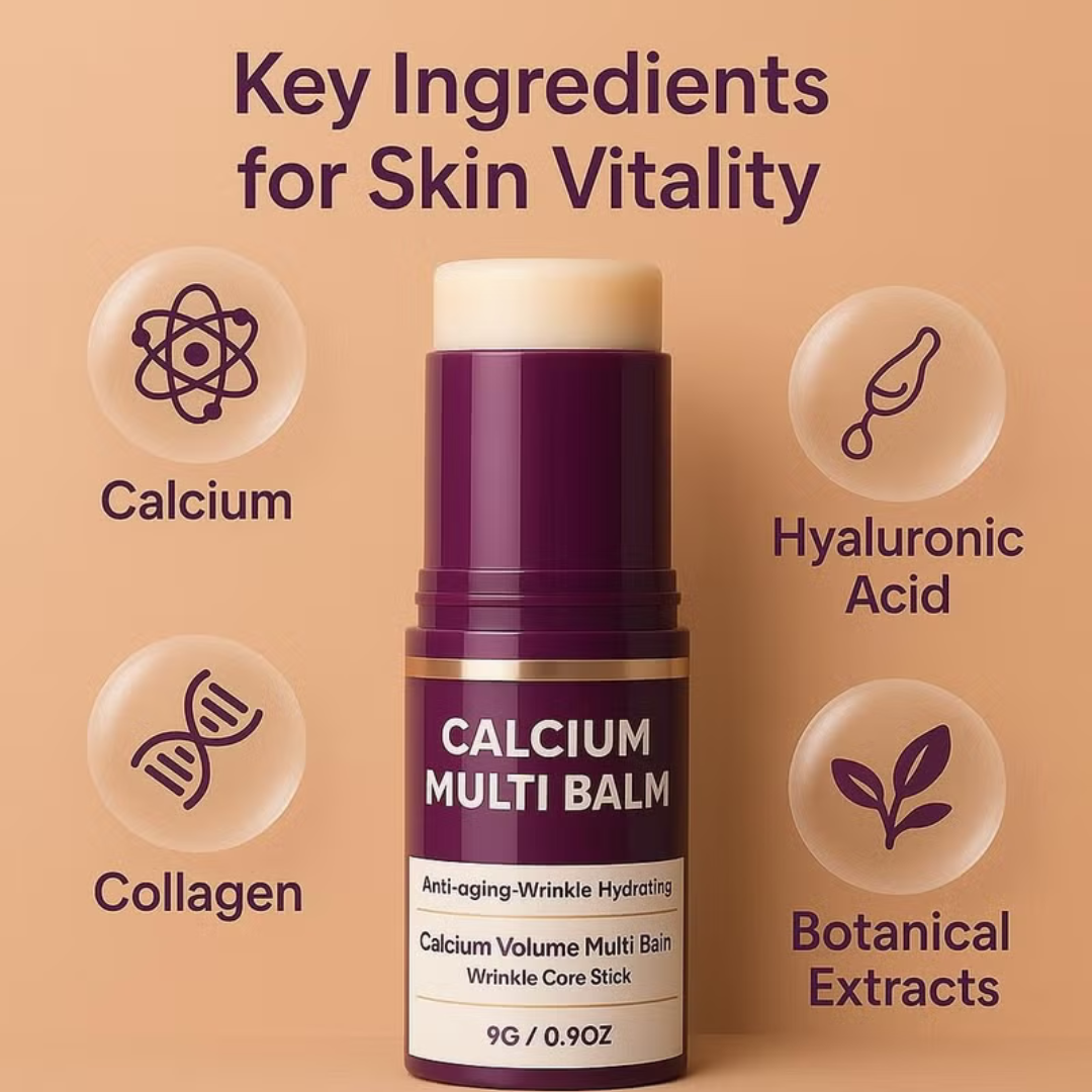Calcium & Collagen Balm Stick | Remove Wrinkles, Smile Lines & Gives Hydration & Glow
