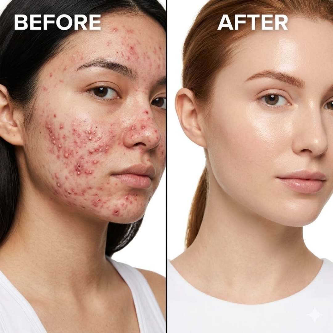 Acne & Acne Scars Removal Cream | Salicylic Acid + Niacinamide + Hyaluronic Acid + Tea Tree | Reduces Breakouts, Fades Scars & Evens Skin Tone