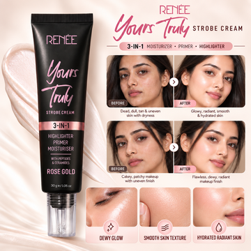 RENÉE Yours Truly Strobe Cream – 50% OFF – 3-in-1 Highlighter, Primer & Moisturiser