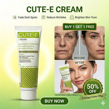 CUTE-E Cream Advanced Formula | For Melasma, Pigmentation & Dark Spots | Reduces Uneven Tone & Discoloration with Nature + Science Blend