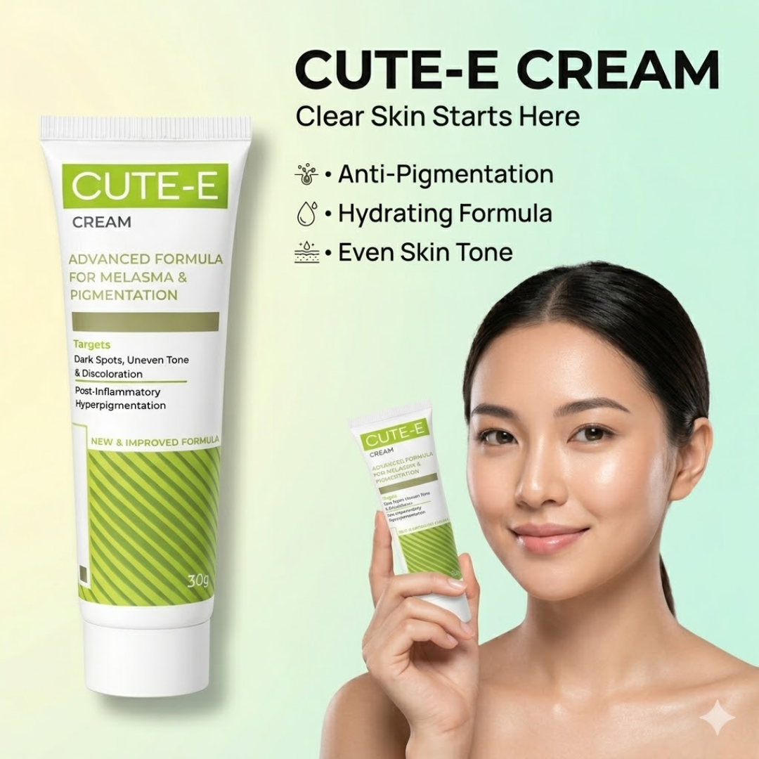 CUTE-E Cream Advanced Formula | For Melasma, Pigmentation & Dark Spots | Reduces Uneven Tone & Discoloration with Nature + Science Blend