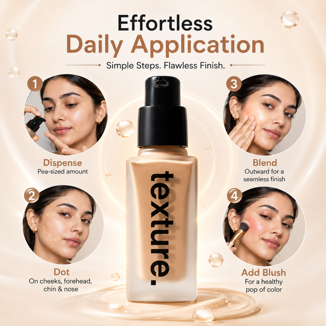 Texture Corrector BB Cream – Hydrating BB Cream with SPF, Pore Blur & Skin Correction – Deep Hydration, SPF Protection, Pore Blur, Even Tone