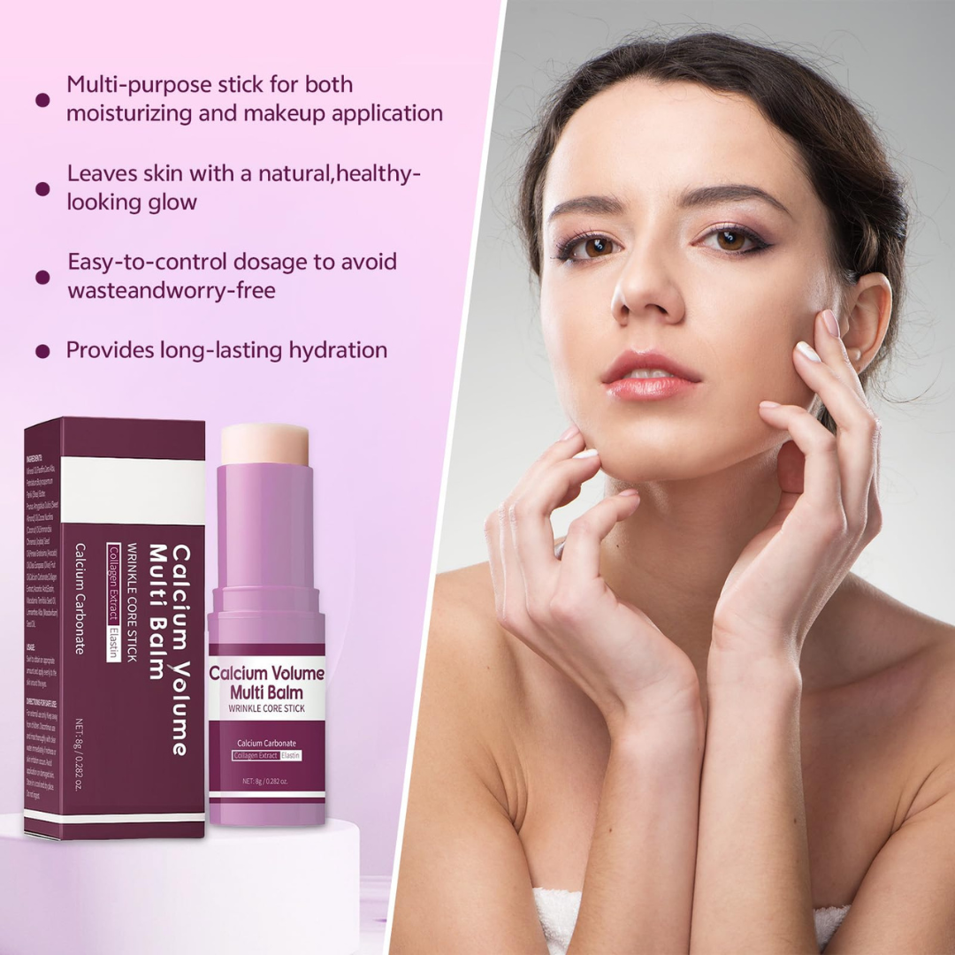 Calcium & Collagen Balm Stick | Remove Wrinkles, Smile Lines & Gives Hydration & Glow