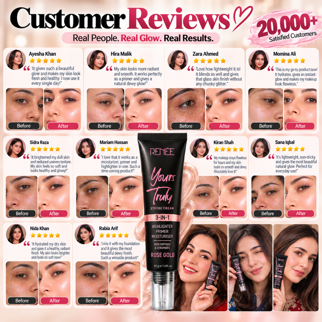 RENÉE Yours Truly Strobe Cream – 50% OFF – 3-in-1 Highlighter, Primer & Moisturiser